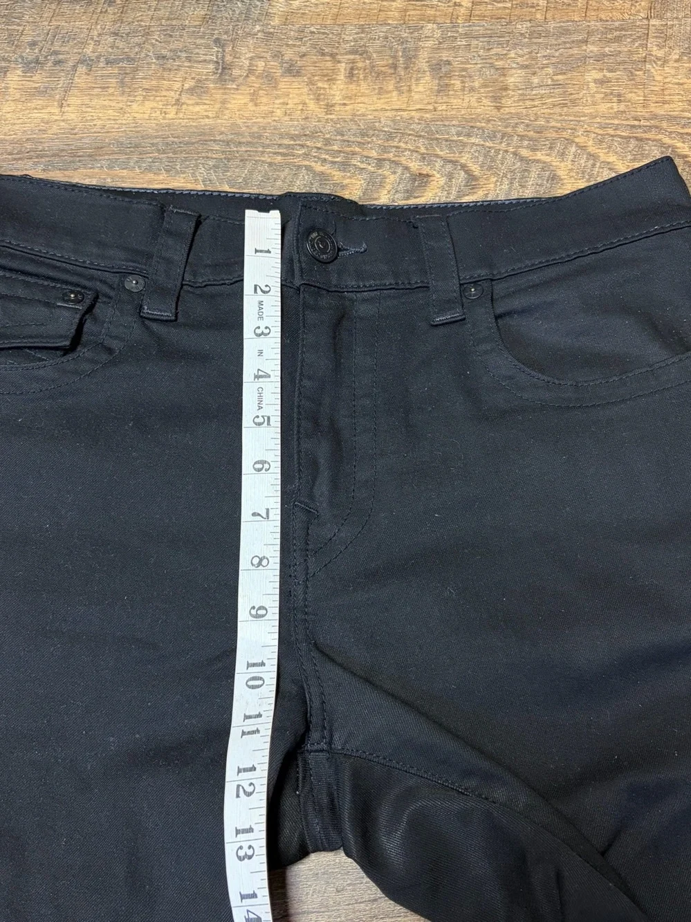True Religion Geno Relaxed Slim Black Denim Jeans Men's Size 36x32
